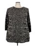 Jason Maxwell 100% Acrylic Tweed Gray Pullover Sweater Size 3X - photo 1