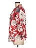 Talbots 100% Polyester Floral Red 3/4 Sleeve Blouse Size 12 - photo 5