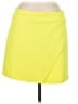 Alice + Olivia 100% Polyester Solid Yellow Casual Skirt Size 8 - photo 1