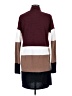 Bellamie Color Block Burgundy Cardigan Size M - photo 2