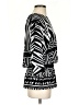 Chico's 100% Polyester Graphic Black Casual Dress Size Sm (0) - photo 4