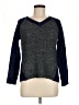 Romeo & Juliet Couture Color Block Blue Pullover Sweater Size M - photo 1