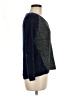 Romeo & Juliet Couture Color Block Blue Pullover Sweater Size M - photo 4