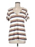 Daytrip Stripes Ivory Short Sleeve T-Shirt Size M - photo 1