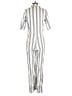 Plenty By Tracy Reese Stripes Ivory Jumpsuit Size S - photo 2