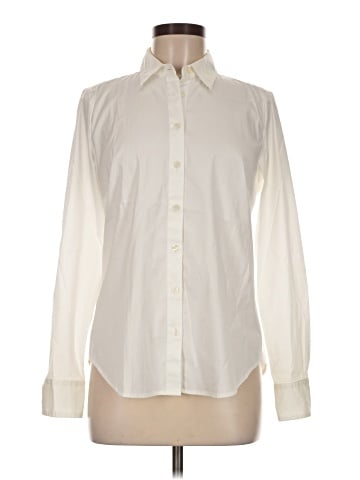 Ann Taylor Long Sleeve Button-Down Shirt (view 1)
