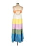 Roxy 100% Cotton Color Block White Casual Dress Size XXL - photo 2