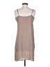 Amour Vert 100% Polyester Solid Tan Casual Dress Size S - photo 2