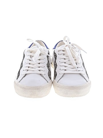 Madewell Sidewalk Low-Top Sneakers in Leather and Calf Hair: Wave Edition (view 2)