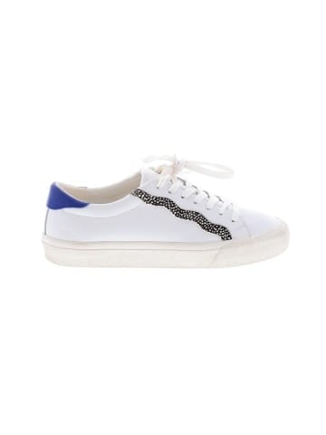 Madewell Sidewalk Low-Top Sneakers in Leather and Calf Hair: Wave Edition (view 1)