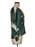 Cotélac 100% Polyester Green Short Sleeve Blouse Size Med (2) - photo 4