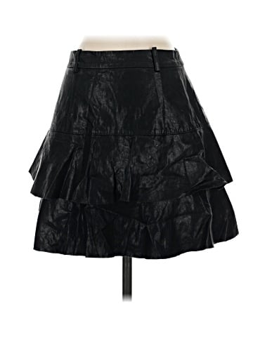 Zara Faux Leather Skirt (view 2)