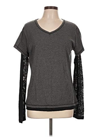 Danskin Now 3/4 Sleeve T-Shirt (view 1)