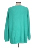 525 America 100% Cotton Solid Teal Pullover Sweater Size L - photo 2