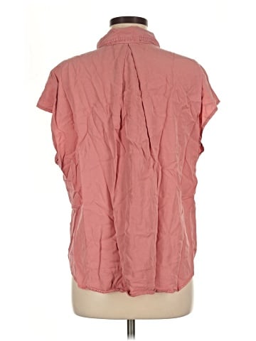 CALVIN KLEIN JEANS Sleeveless Button-Down Shirt (view 2)