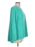 525 America 100% Cotton Solid Teal Pullover Sweater Size L - photo 4