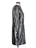 Aqua Metallic Silver Cocktail Dress Size S - photo 4