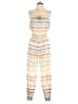 Calypso St. Barth 100% Cotton Stripes Ivory Jumpsuit Size XS - photo 1