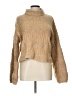 Guess Metallic Tan Turtleneck Sweater Size L - photo 1
