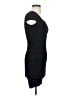 Guess Solid Black Casual Dress Size XS - photo 4