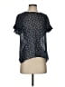 Suno Blue Short Sleeve Blouse Size S - photo 1
