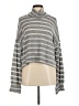 Vestique Stripes Gray Turtleneck Sweater Size M - photo 1