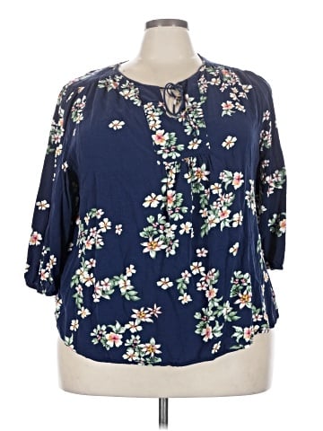 St. John's Bay 3/4 Sleeve Blouse (view 1)