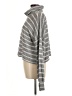 Vestique Stripes Gray Turtleneck Sweater Size M - photo 5