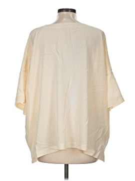 Eskandar Short Sleeve Silk Top (view 2)