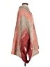 Caslon Aztec Or Tribal Print Red Poncho Size M (petite) - photo 4
