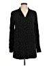 L.K. Bennett Polka Dots Black Long Sleeve Blouse Size 6 - photo 1