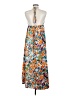 Simplee 100% Polyester Tropical Orange Casual Dress Size M - photo 2