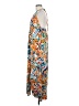 Simplee 100% Polyester Tropical Orange Casual Dress Size M - photo 5