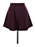 Melville Solid Burgundy Formal Skirt One size - photo 1