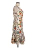 Unbranded 100% Polyester Floral Ivory Cocktail Dress Size 8 - photo 4