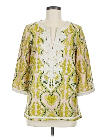 J.Crew 3/4 Sleeve Silk Top (view 1)