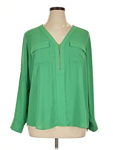 Express Long Sleeve Blouse (view 1)
