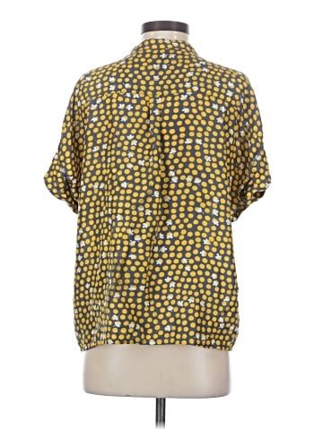 CAbi Short Sleeve Silk Top (view 2)