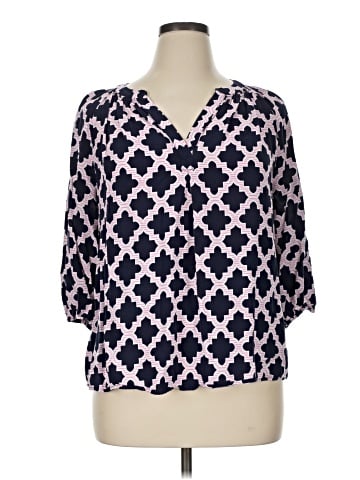 Crown & Ivy 3/4 Sleeve Blouse (view 1)