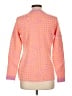 Brandon Maxwell 100% Wool Houndstooth Orange Wool Pullover Sweater Size L - photo 2