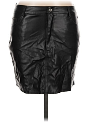 Charlotte Russe Faux Leather Skirt (view 1)