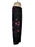 Cuddl Duds Floral Black Casual Pants Size L - photo 4
