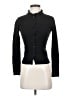 Topshop Black Long Sleeve Button-Down Shirt Size 0 - 2 - photo 1
