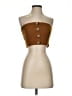 Cotton Candy LA Brown Tube Top Size S - photo 1