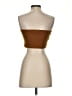 Cotton Candy LA Brown Tube Top Size S - photo 2