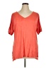 Soma Orange Short Sleeve Blouse Size XL - photo 1