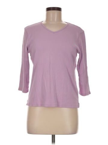 Liz Claiborne 3/4 Sleeve T-Shirt (view 1)