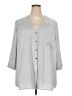 Sejour 100% Polyester Gray 3/4 Sleeve Blouse Size 22 - photo 1