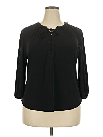 7th Avenue Design Studio New York & Company 3/4 Sleeve Blouse (view 1)