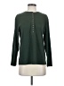 Classic Elements Green Long Sleeve Henley Size S - photo 1